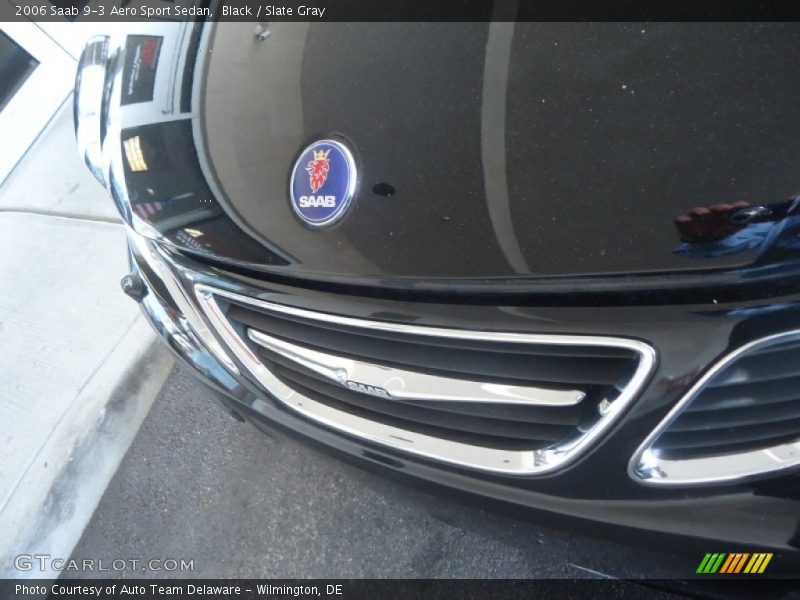 Black / Slate Gray 2006 Saab 9-3 Aero Sport Sedan