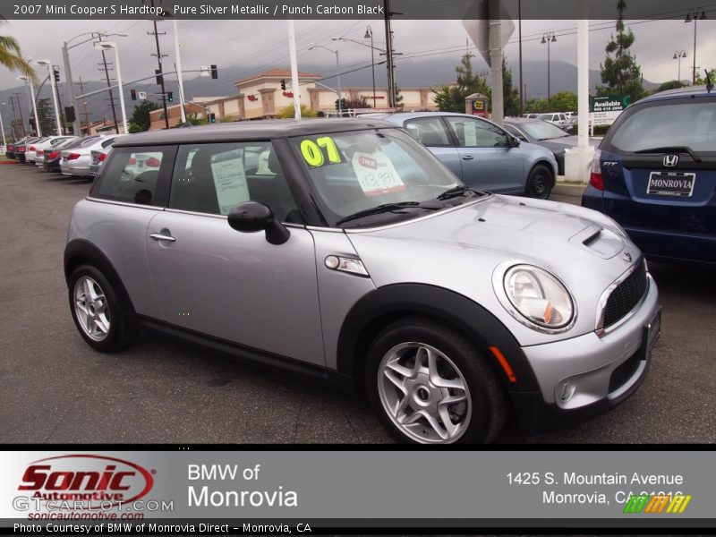 Pure Silver Metallic / Punch Carbon Black 2007 Mini Cooper S Hardtop