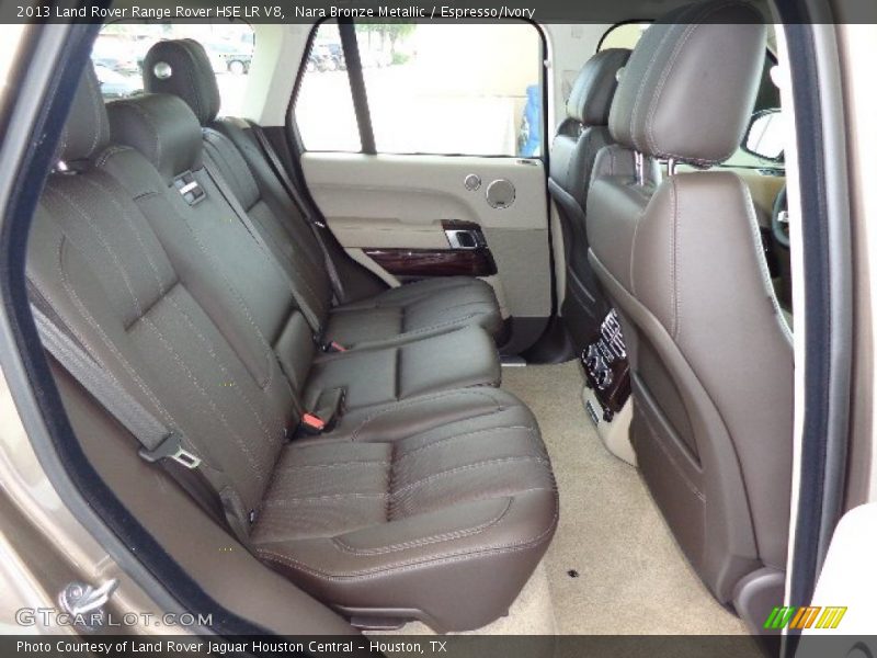 Rear Seat of 2013 Range Rover HSE LR V8