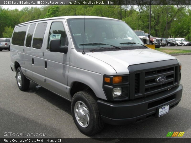 Ingot Silver Metallic / Medium Flint 2013 Ford E Series Van E350 XL Passenger