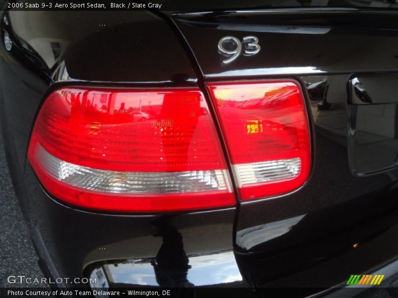 Black / Slate Gray 2006 Saab 9-3 Aero Sport Sedan