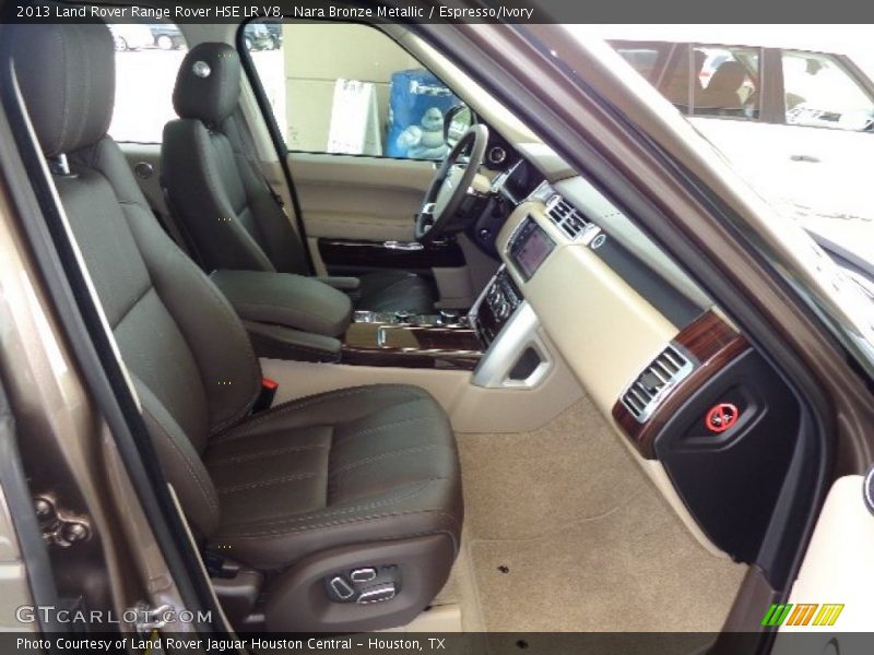 Front Seat of 2013 Range Rover HSE LR V8