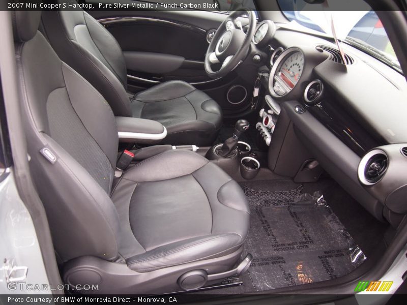 Pure Silver Metallic / Punch Carbon Black 2007 Mini Cooper S Hardtop