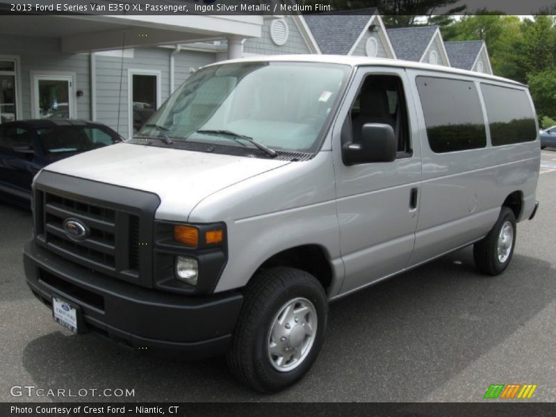 Ingot Silver Metallic / Medium Flint 2013 Ford E Series Van E350 XL Passenger