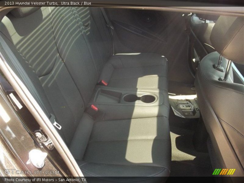 Ultra Black / Blue 2013 Hyundai Veloster Turbo