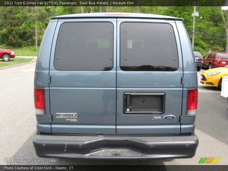 Steel Blue Metallic / Medium Flint 2013 Ford E Series Van E350 XL Passenger
