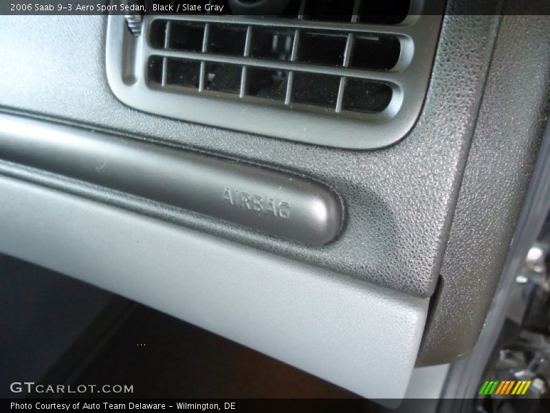 Black / Slate Gray 2006 Saab 9-3 Aero Sport Sedan