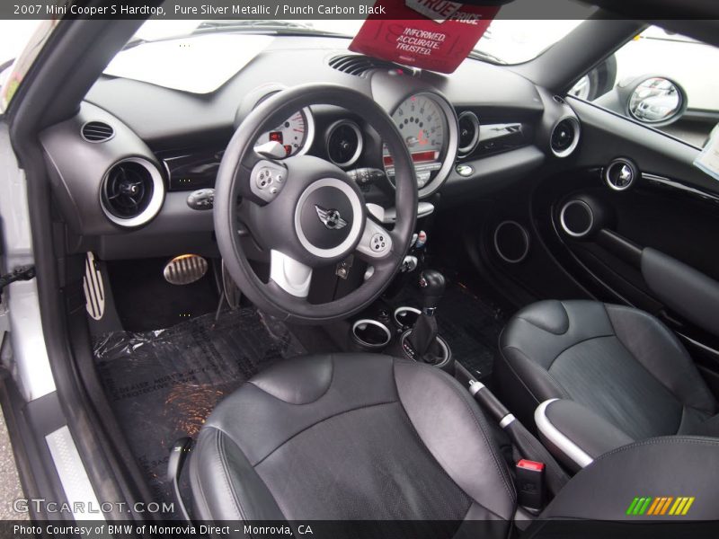 Pure Silver Metallic / Punch Carbon Black 2007 Mini Cooper S Hardtop