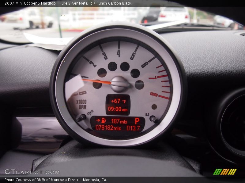 Pure Silver Metallic / Punch Carbon Black 2007 Mini Cooper S Hardtop