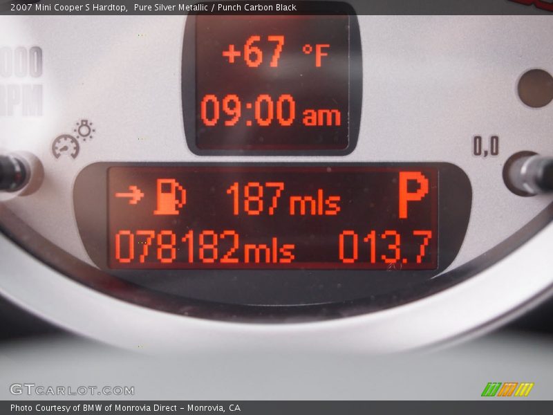 Pure Silver Metallic / Punch Carbon Black 2007 Mini Cooper S Hardtop