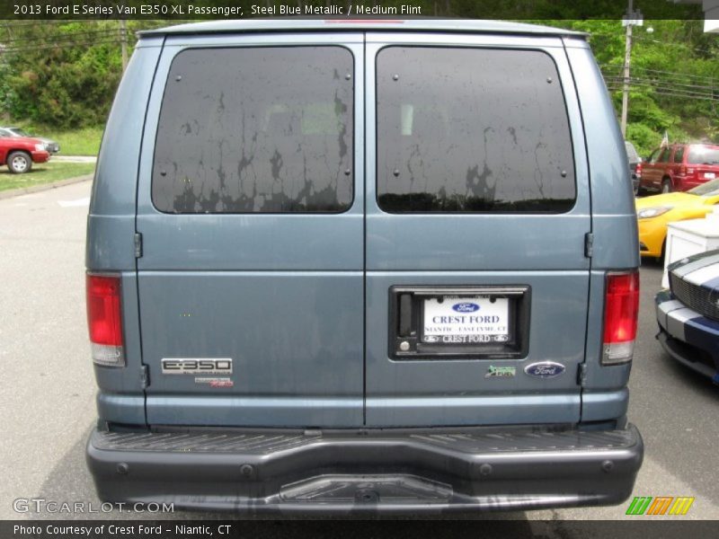 Steel Blue Metallic / Medium Flint 2013 Ford E Series Van E350 XL Passenger