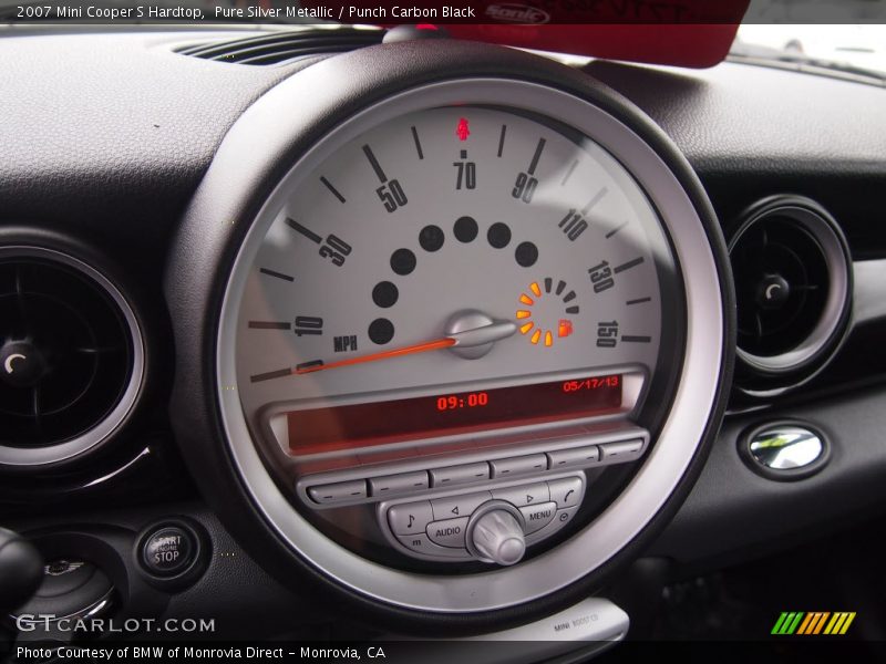 Pure Silver Metallic / Punch Carbon Black 2007 Mini Cooper S Hardtop
