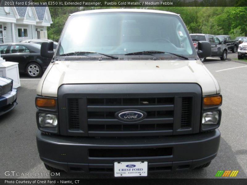 Pueblo Gold Metallic / Medium Pebble 2013 Ford E Series Van E350 XL Extended Passenger