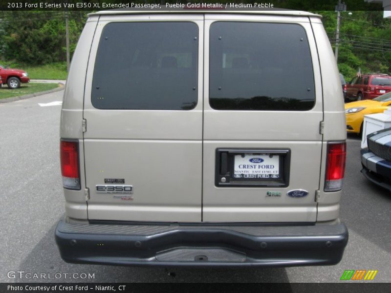 Pueblo Gold Metallic / Medium Pebble 2013 Ford E Series Van E350 XL Extended Passenger