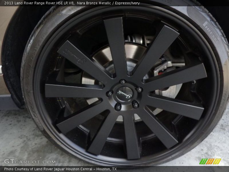Custom Wheels of 2013 Range Rover HSE LR V8