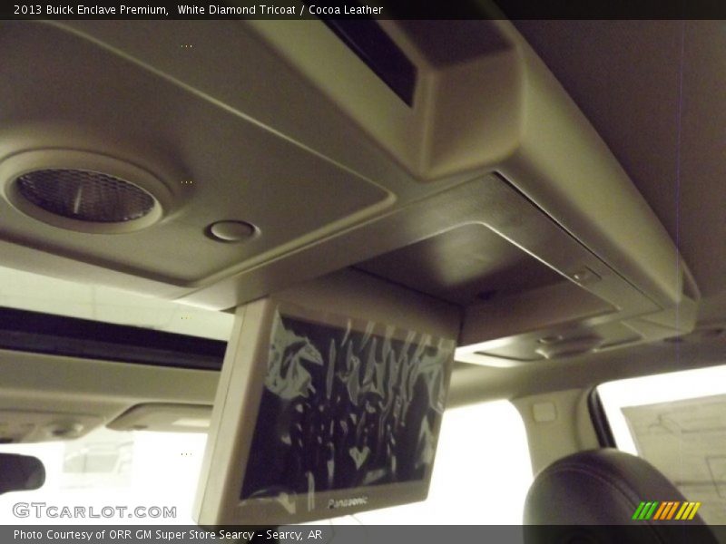 White Diamond Tricoat / Cocoa Leather 2013 Buick Enclave Premium