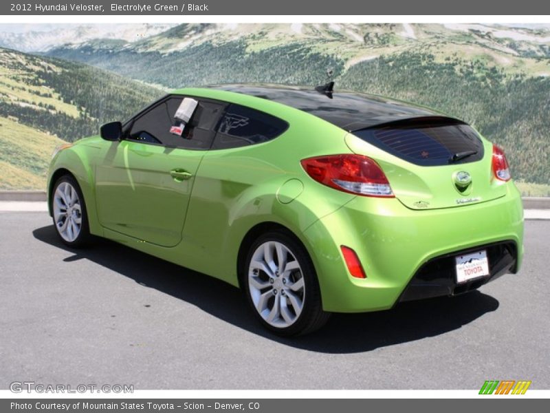 Electrolyte Green / Black 2012 Hyundai Veloster