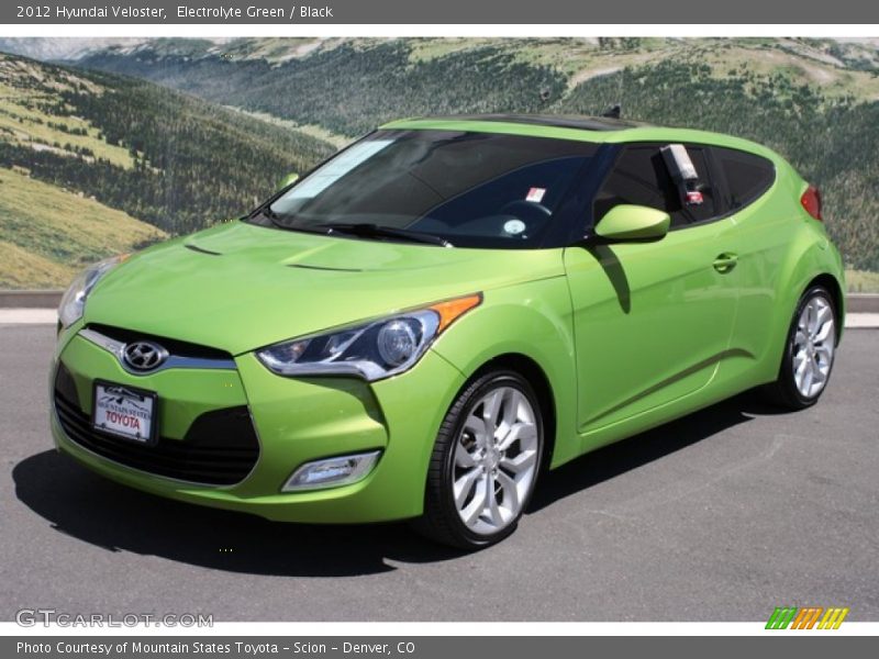 Electrolyte Green / Black 2012 Hyundai Veloster