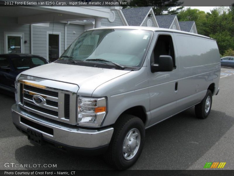 Ingot Silver Metallic / Medium Flint 2012 Ford E Series Van E250 Cargo