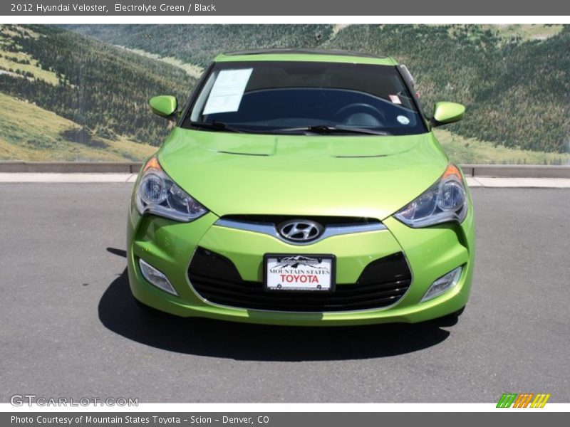 Electrolyte Green / Black 2012 Hyundai Veloster