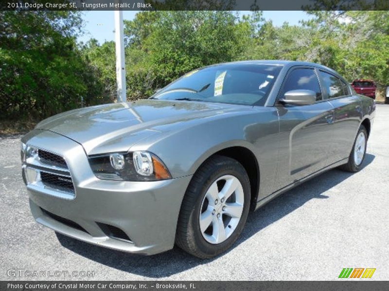 Tungsten Metallic / Black 2011 Dodge Charger SE