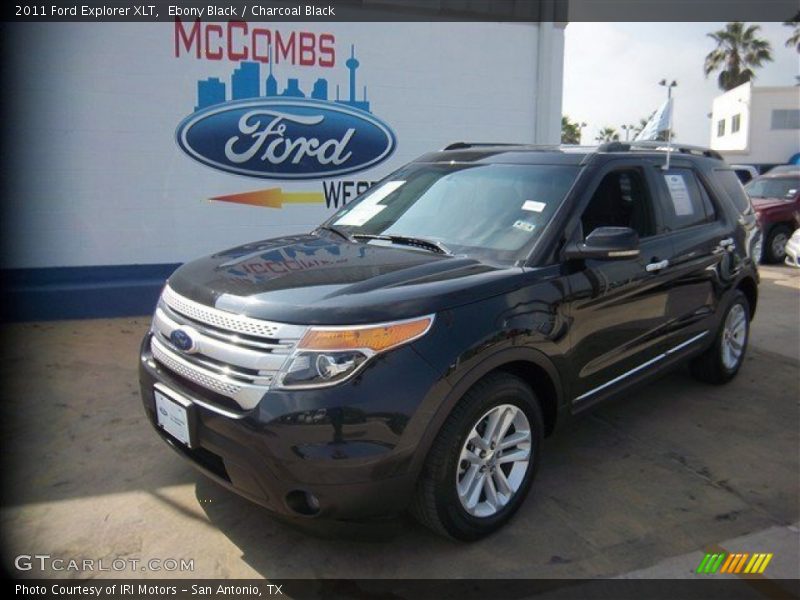 Ebony Black / Charcoal Black 2011 Ford Explorer XLT