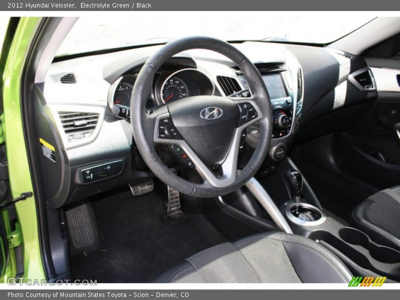 Electrolyte Green / Black 2012 Hyundai Veloster