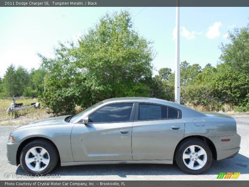 Tungsten Metallic / Black 2011 Dodge Charger SE