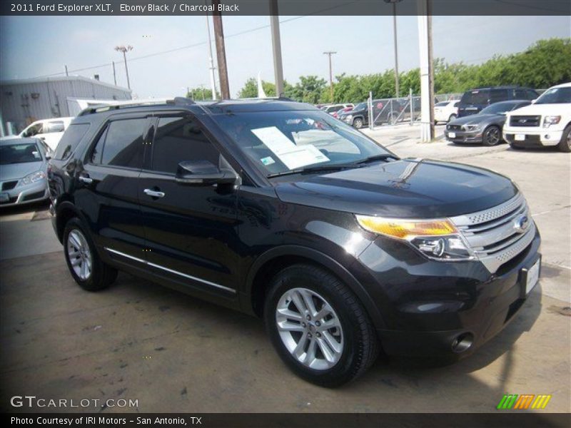 Ebony Black / Charcoal Black 2011 Ford Explorer XLT