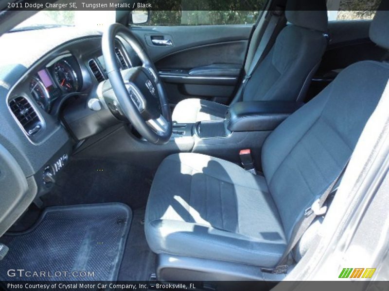 Tungsten Metallic / Black 2011 Dodge Charger SE
