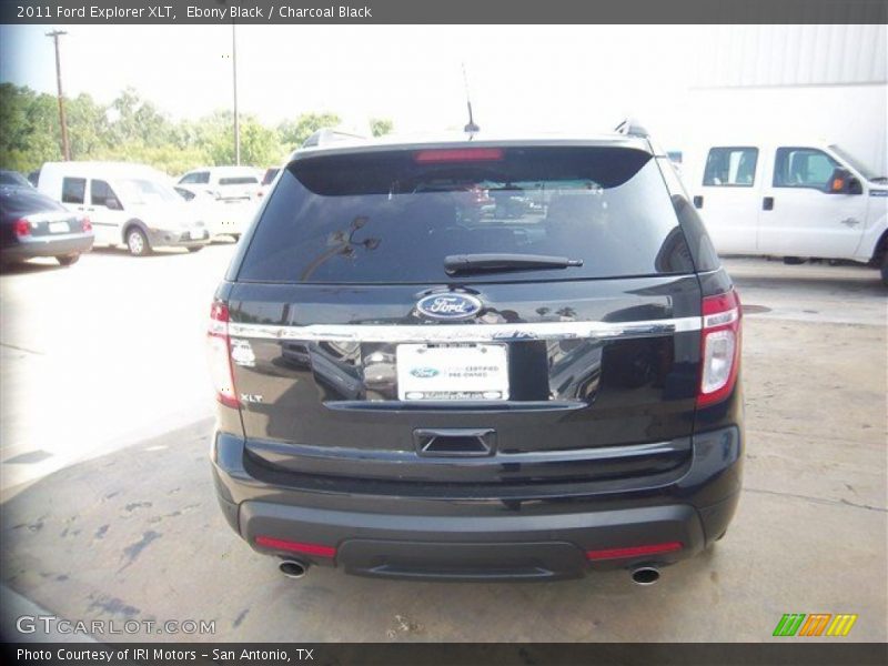 Ebony Black / Charcoal Black 2011 Ford Explorer XLT
