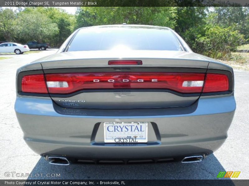 Tungsten Metallic / Black 2011 Dodge Charger SE