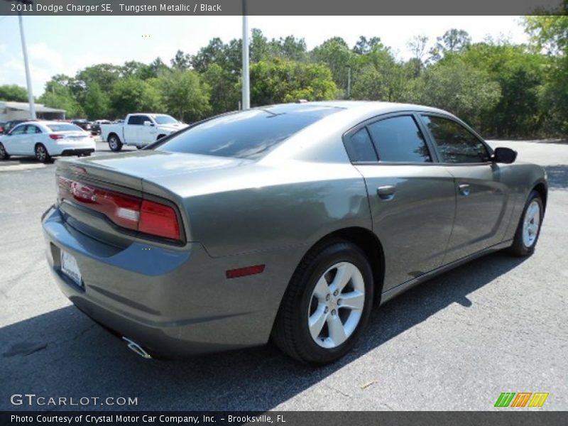 Tungsten Metallic / Black 2011 Dodge Charger SE