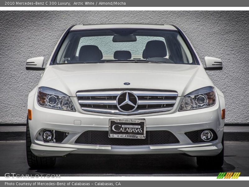 Arctic White / Almond/Mocha 2010 Mercedes-Benz C 300 Luxury