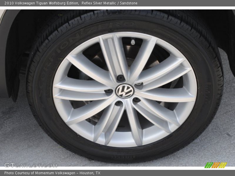 Reflex Silver Metallic / Sandstone 2010 Volkswagen Tiguan Wolfsburg Edition