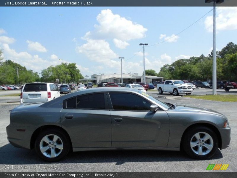 Tungsten Metallic / Black 2011 Dodge Charger SE