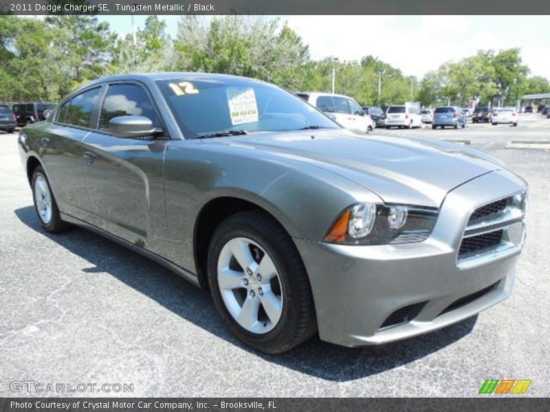 Tungsten Metallic / Black 2011 Dodge Charger SE