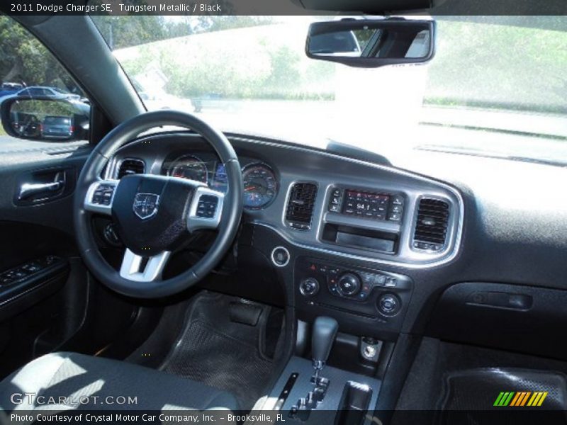 Tungsten Metallic / Black 2011 Dodge Charger SE