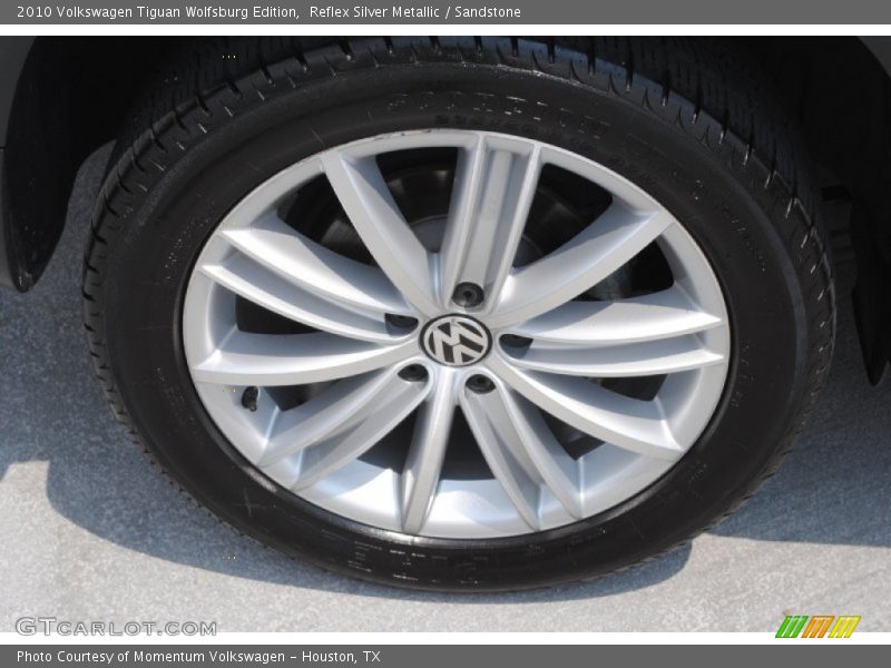Reflex Silver Metallic / Sandstone 2010 Volkswagen Tiguan Wolfsburg Edition