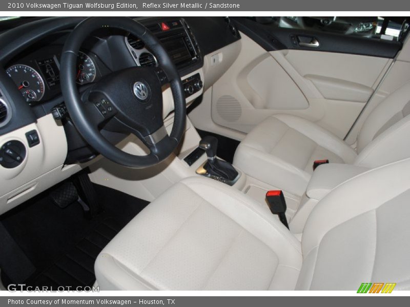 Reflex Silver Metallic / Sandstone 2010 Volkswagen Tiguan Wolfsburg Edition