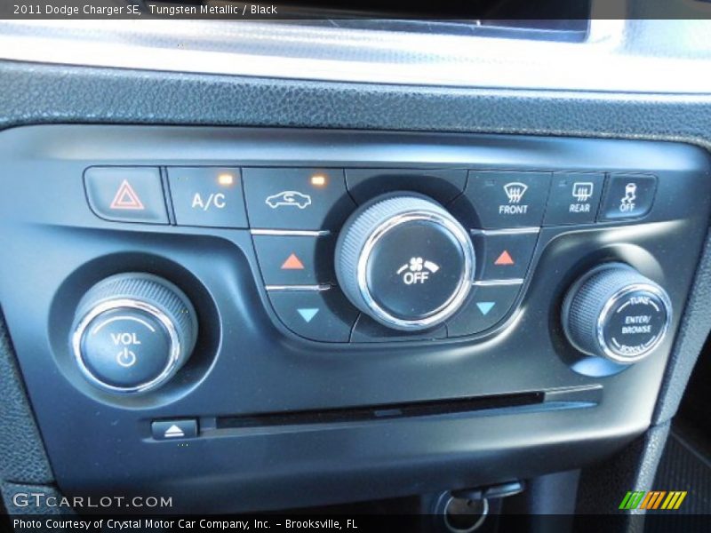 Tungsten Metallic / Black 2011 Dodge Charger SE