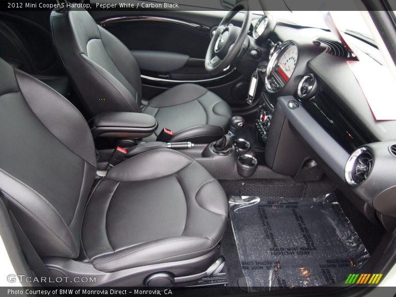 Pepper White / Carbon Black 2012 Mini Cooper S Hardtop