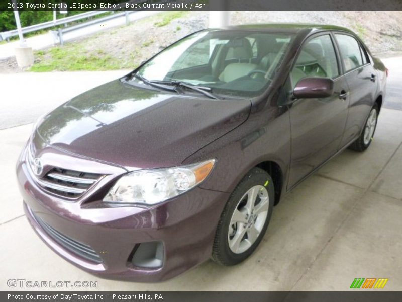 Black Currant Metallic / Ash 2013 Toyota Corolla LE Special Edition