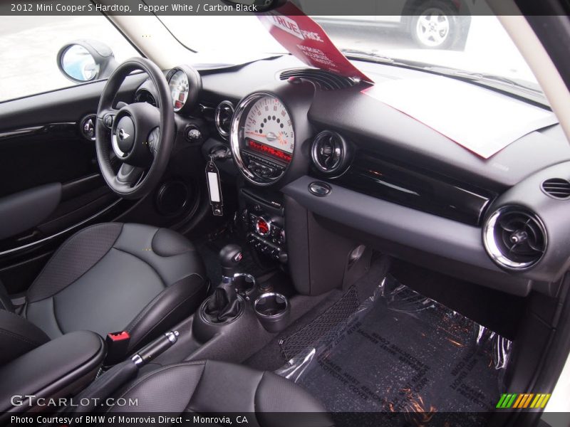 Pepper White / Carbon Black 2012 Mini Cooper S Hardtop