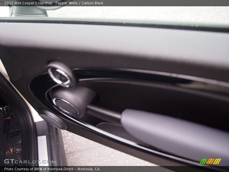 Pepper White / Carbon Black 2012 Mini Cooper S Hardtop