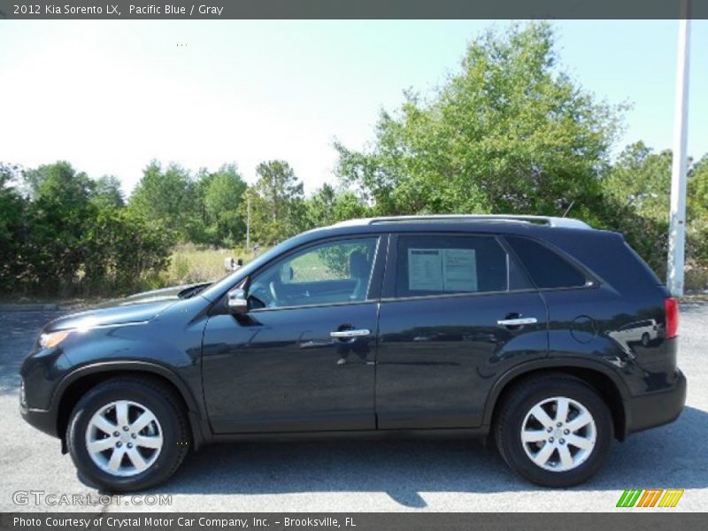 Pacific Blue / Gray 2012 Kia Sorento LX