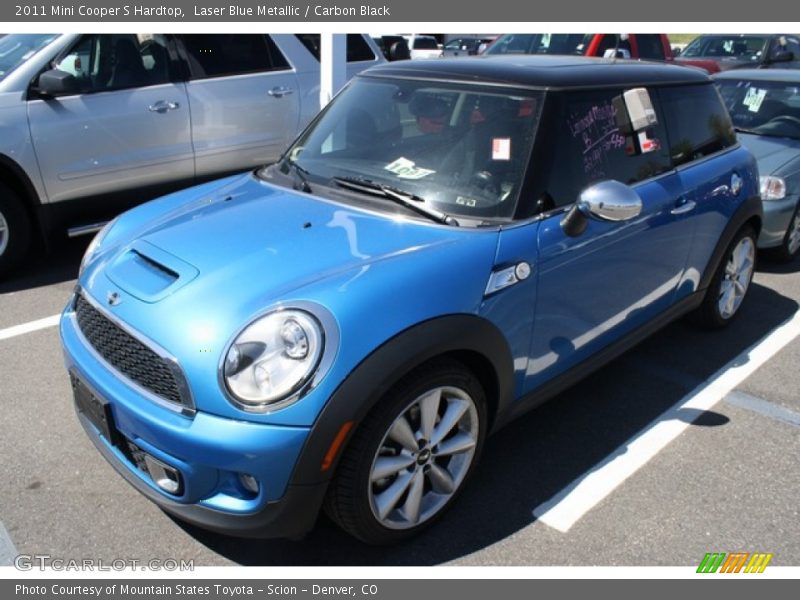 Laser Blue Metallic / Carbon Black 2011 Mini Cooper S Hardtop