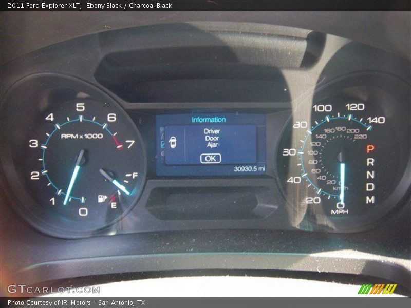 Ebony Black / Charcoal Black 2011 Ford Explorer XLT