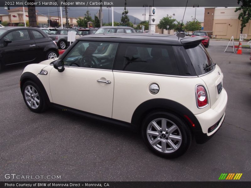 Pepper White / Carbon Black 2012 Mini Cooper S Hardtop