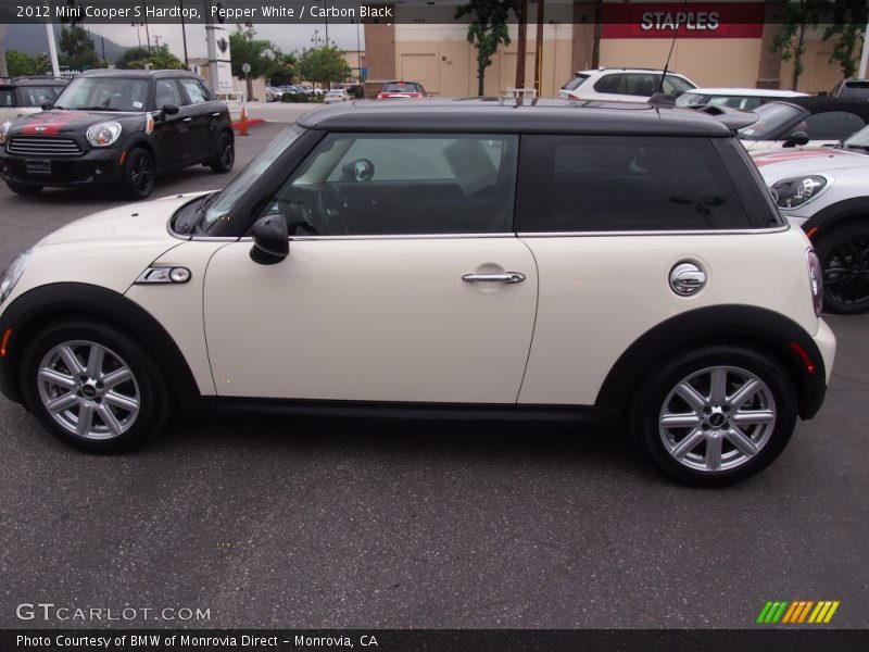 Pepper White / Carbon Black 2012 Mini Cooper S Hardtop